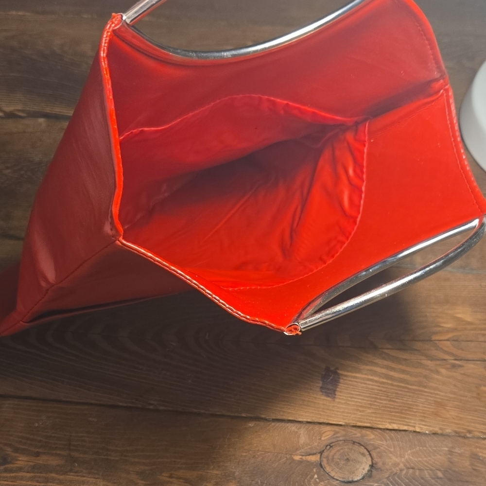 Red Leather Women's Bag - Picture 3 of 4